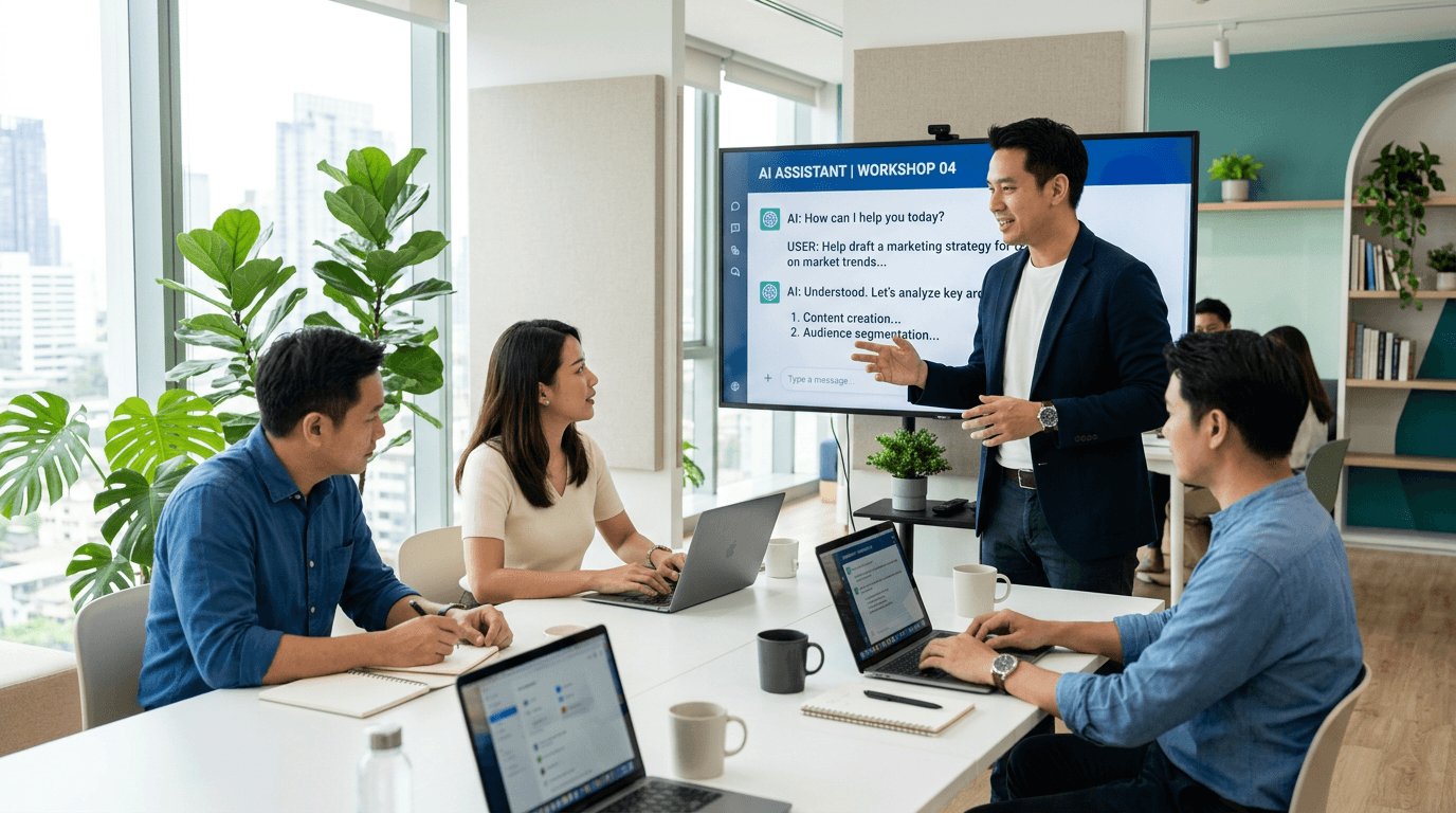 AI Workshop 1:1 — ลงมือทำจริงกับผู้เชี่ยวชาญ